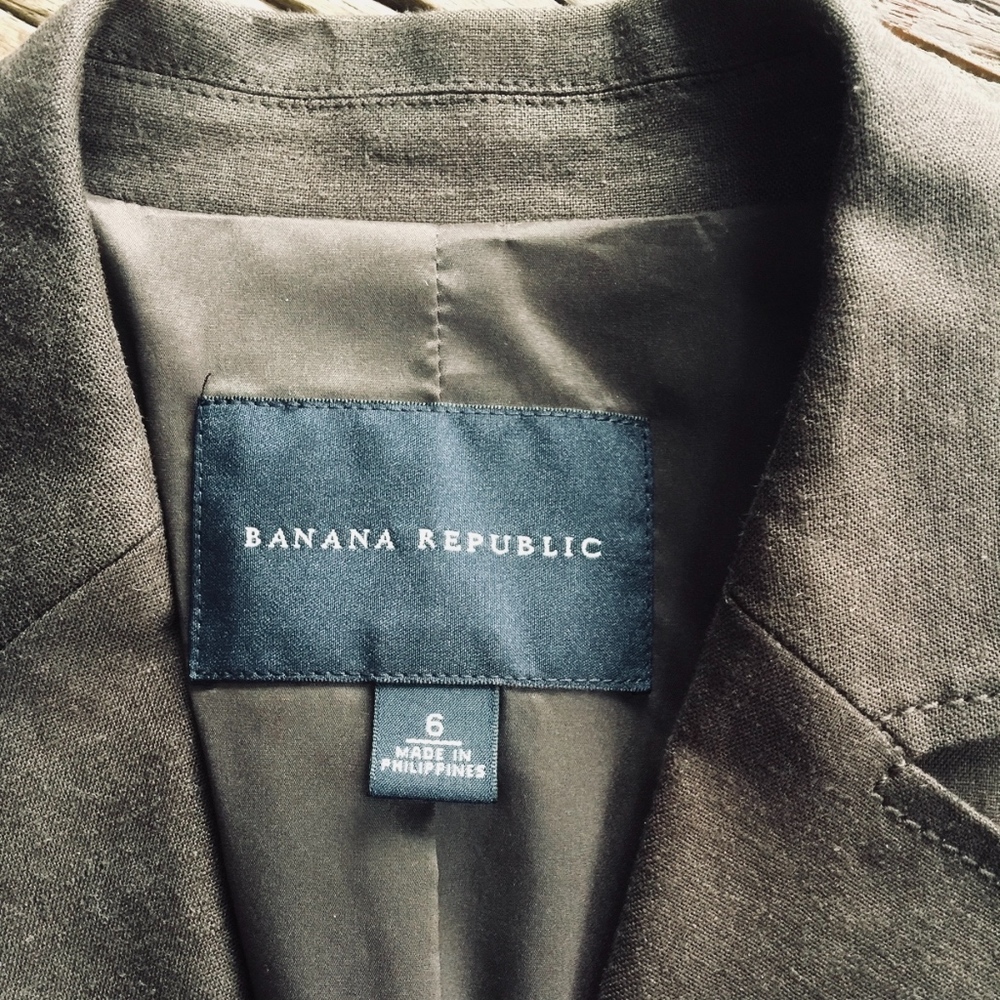 Banana Republic Linen Dress Jacket